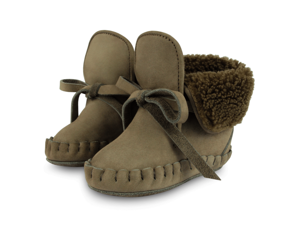 KIDS Donsje Jaya Booties - Stone Nubuck - Image 1 of 6