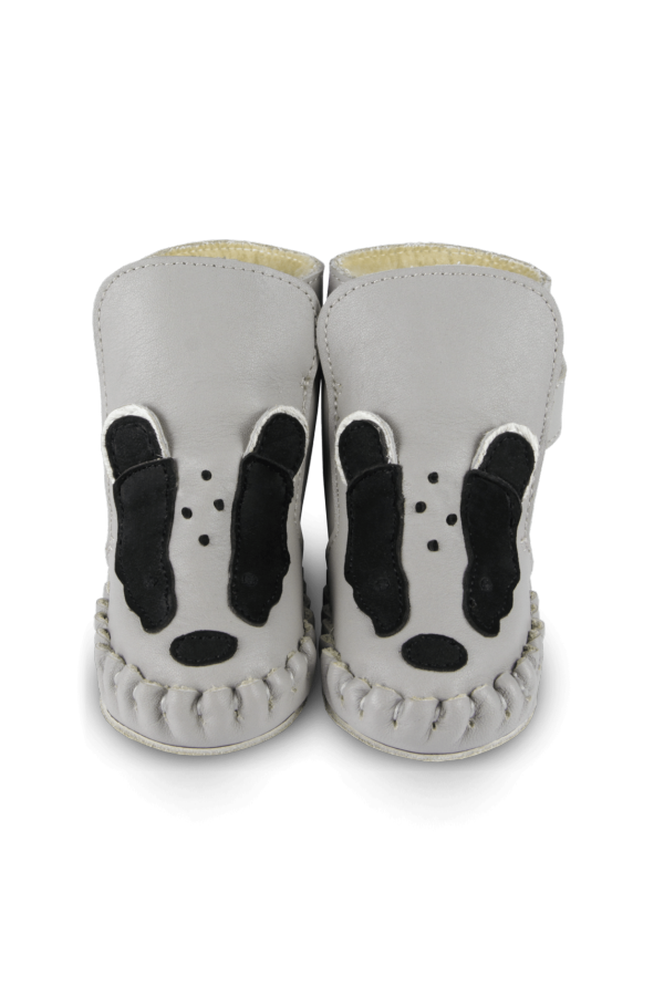 KIDS Donsje Kapi Exclusive Booties Badger Booties - Light Stone Leather