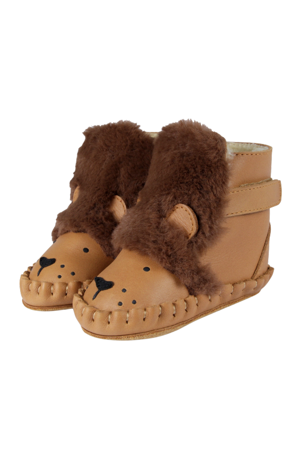 KIDS Donsje Kapi Exclusive Leo Booties - Camel Classic Leather