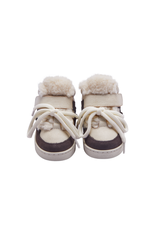 KIDS Donsje Kicco Sneakers - Dark Brown Nubuck