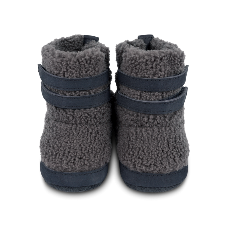 KIDS Donsje Larisso Booties - Navy Nubuck