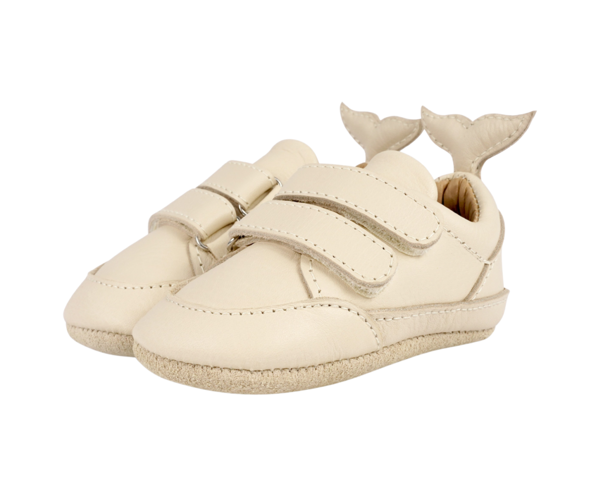 KIDS Donsje Levin Sneakers - Cream Leather - Image 1 of 6