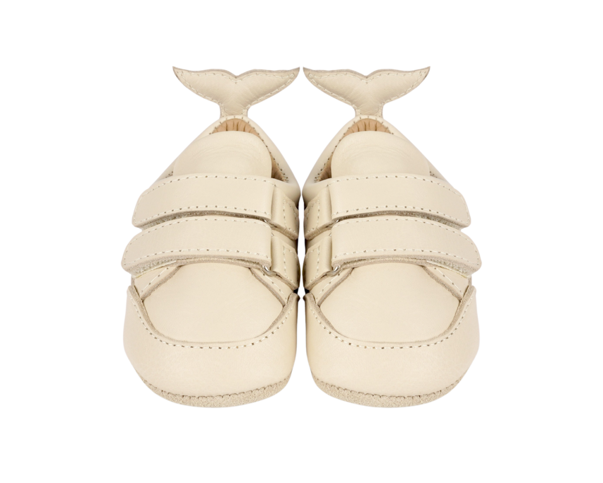 KIDS Donsje Levin Sneakers - Cream Leather - Image 3 of 6