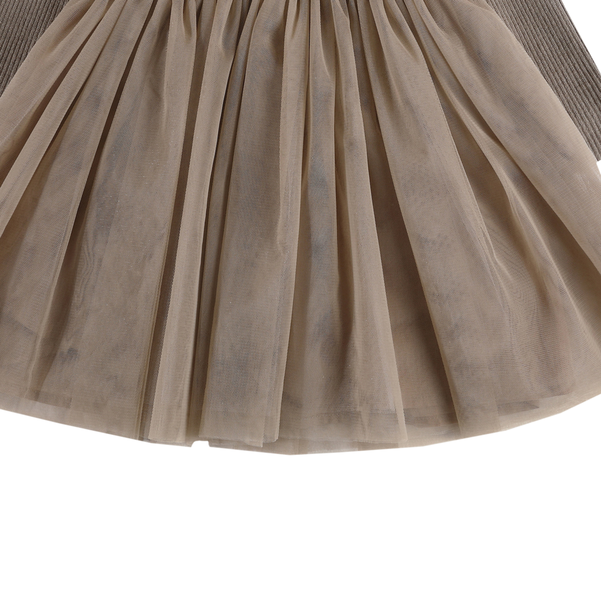 KIDS Donsje Lotus Dress - Taupe - Image 5 of 7
