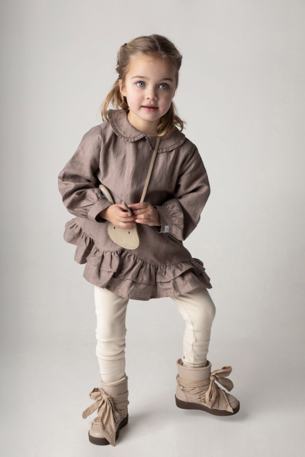 KIDS Donsje Luus Dress - Grey Violet