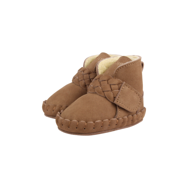 KIDS Donsje Mace Booties - Hazelnut Nubuck