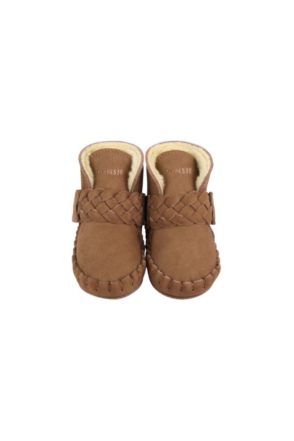 KIDS Donsje Mace Booties - Hazelnut Nubuck