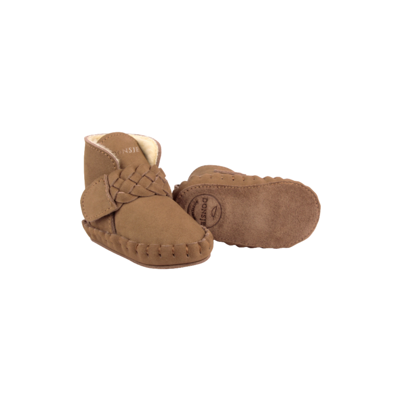 KIDS Donsje Mace Booties - Hazelnut Nubuck