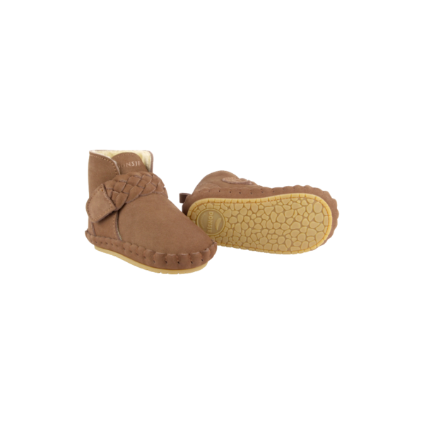 KIDS Donsje Mace Booties - Hazelnut Nubuck