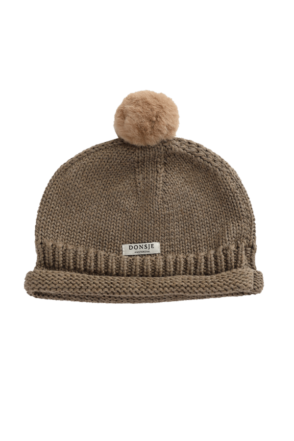 KIDS Donsje Mackle Hat - Forest Brown Melange