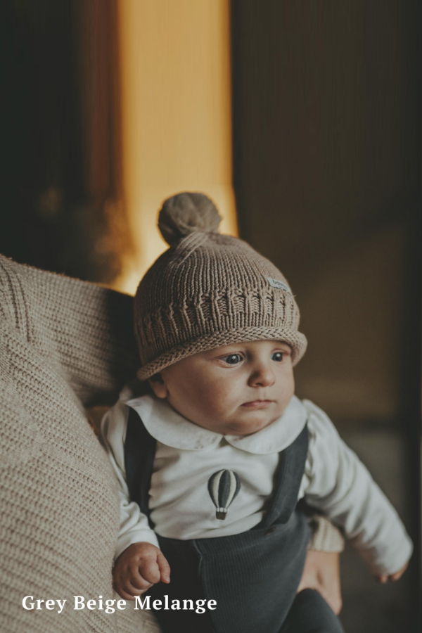 KIDS Donsje Mackle Hat - Forest Brown Melange