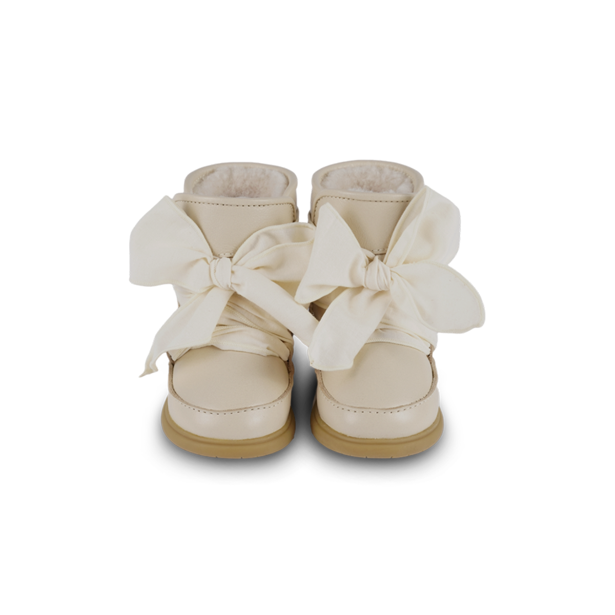 KIDS Donsje Maudi Shoes - Cream Leather - Image 3 of 6