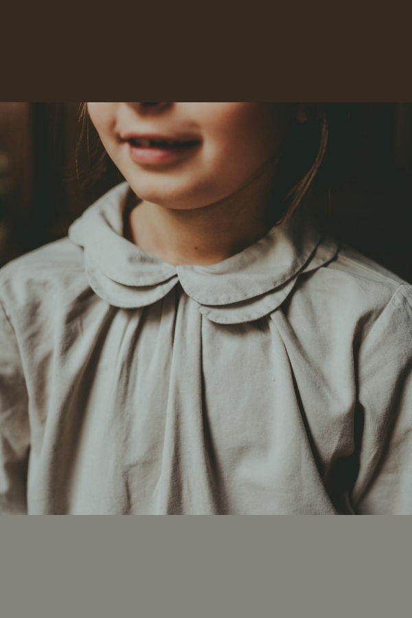 KIDS Donsje Mayte Blouse Top - Lavender Brown