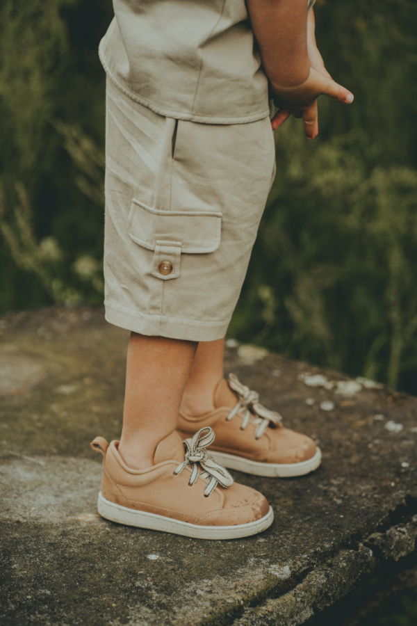 KIDS Donsje Nik Shorts - Biscotti