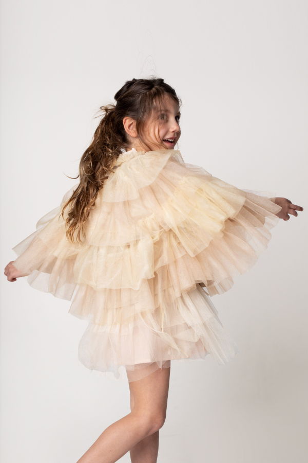 KIDS Donsje Norelie Jacket - Soft Powder Metallic