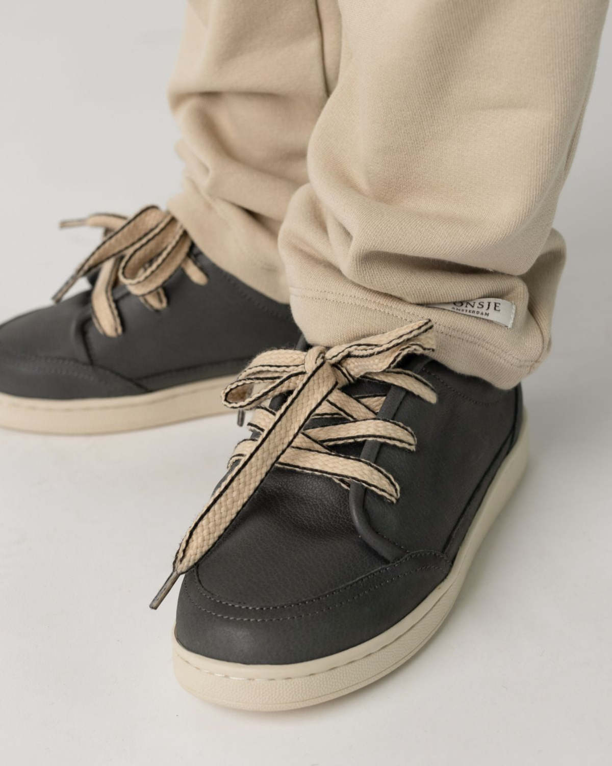 KIDS Donsje Oney Sneakers - Stellar Blue Leather - Image 2 of 7