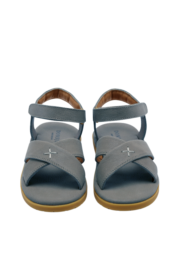 KIDS Donsje Otis Sandals - Petrol Leather