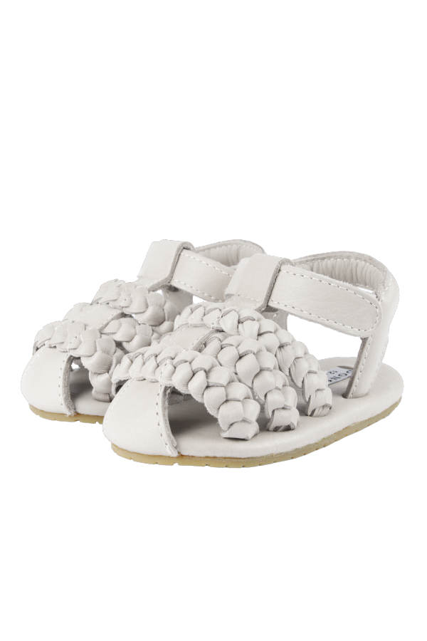 KIDS Donsje Pam Sandals - Off White Leather