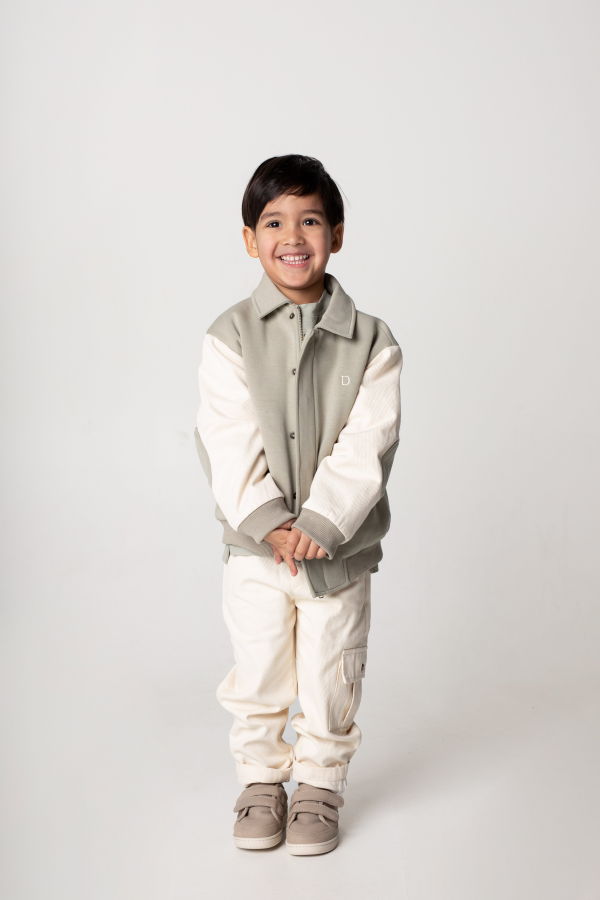 KIDS Donsje Pellier Jacket - Light Olive