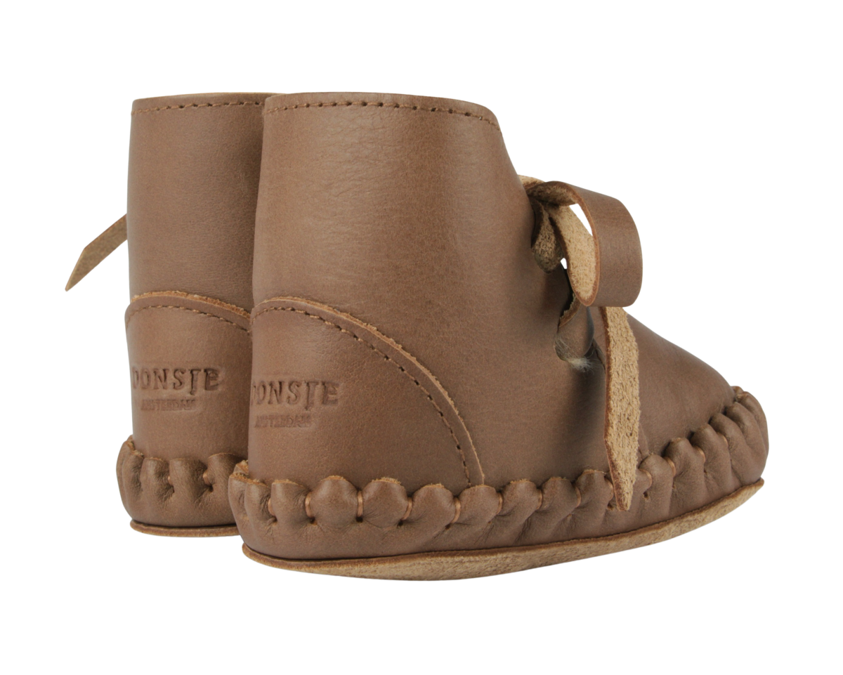 KIDS Donsje Pina Classic Booties - Cognac - Image 4 of 6