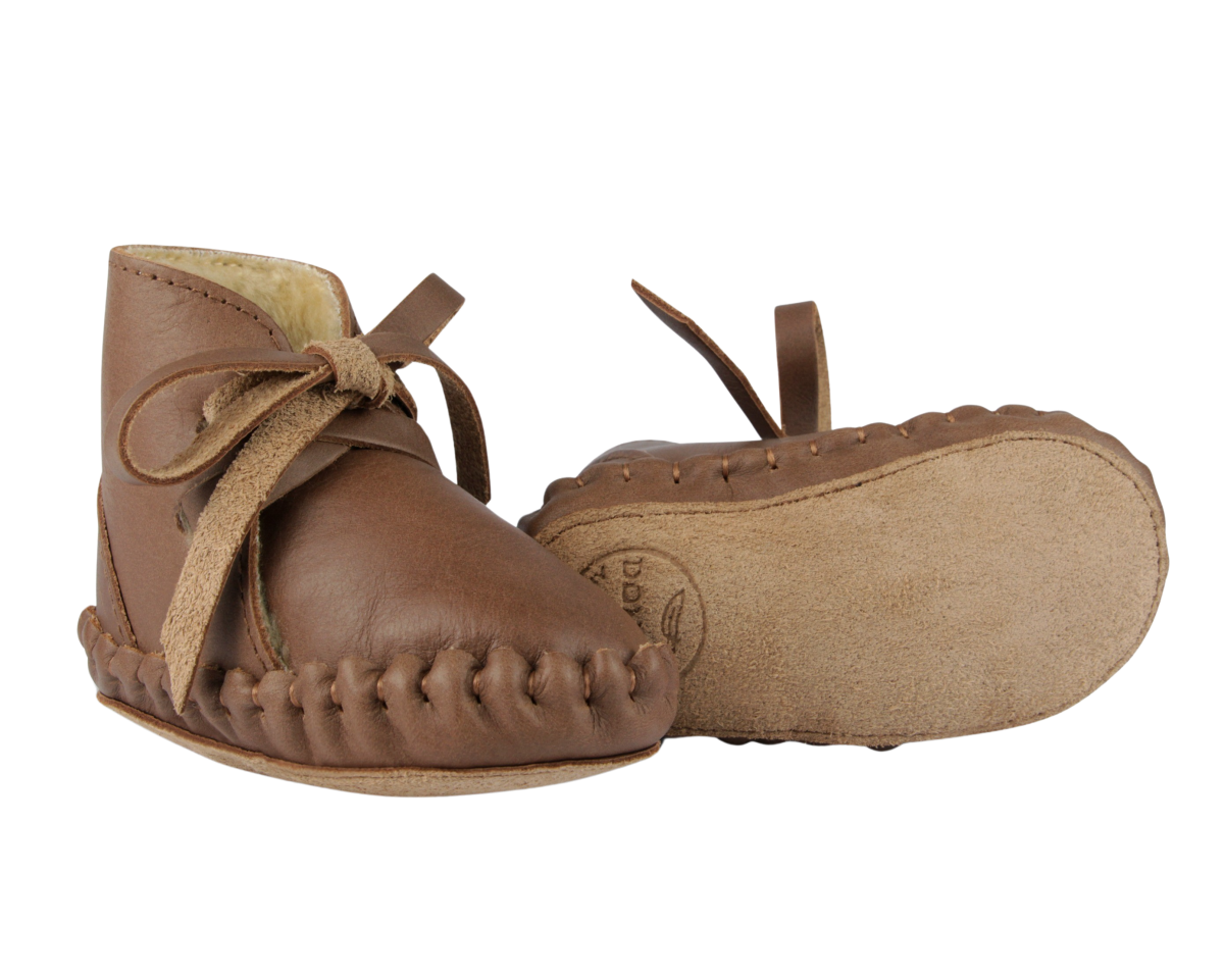 KIDS Donsje Pina Classic Booties - Cognac - Image 5 of 6