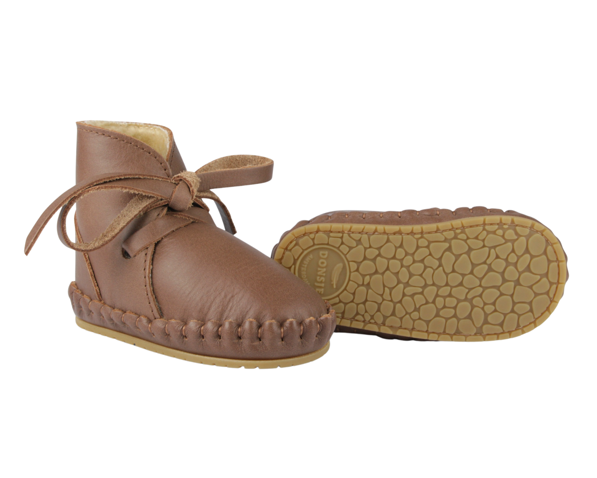 KIDS Donsje Pina Classic Booties - Cognac - Image 6 of 6
