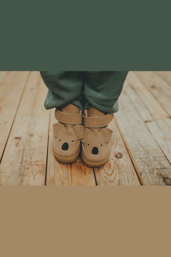 KIDS Donsje Qika Koala Sneakers - Truffle Leather