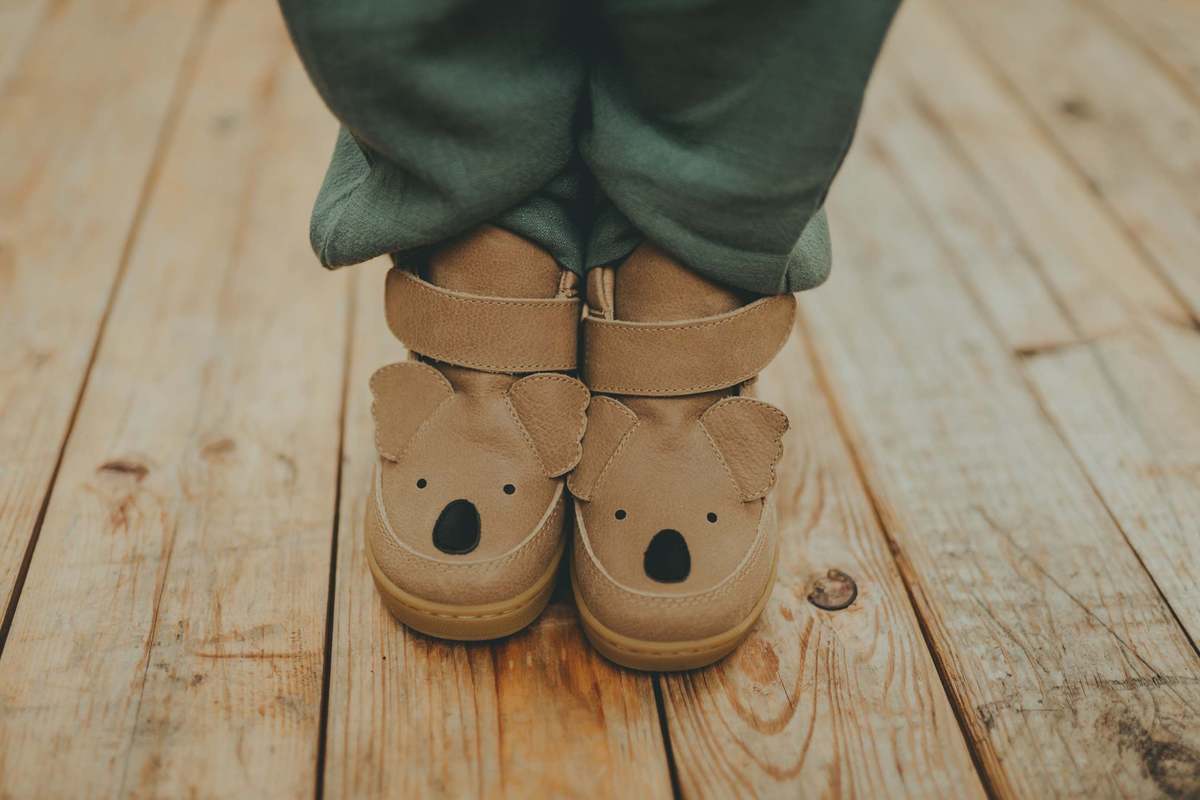 KIDS Donsje Qika Koala Sneakers - Truffle Leather - Image 2 of 6