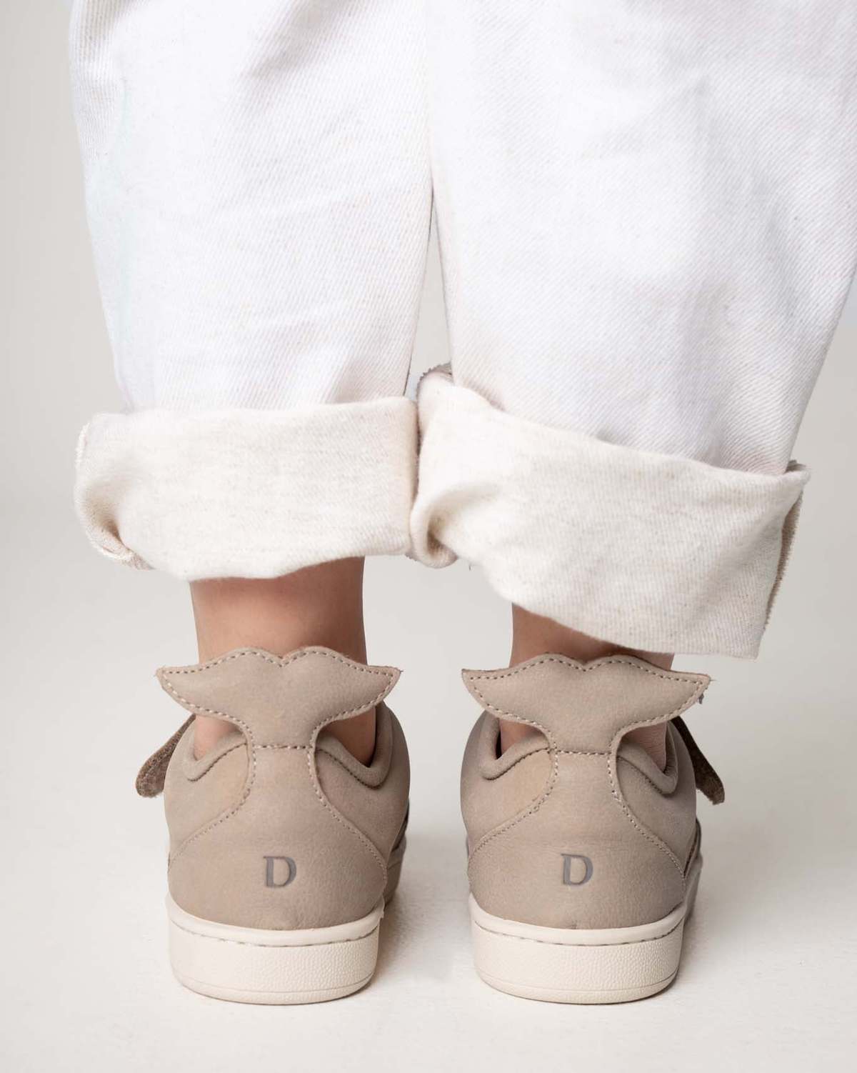 KIDS Donsje Rian Sneakers - Vintage Grey Leather - Image 2 of 5
