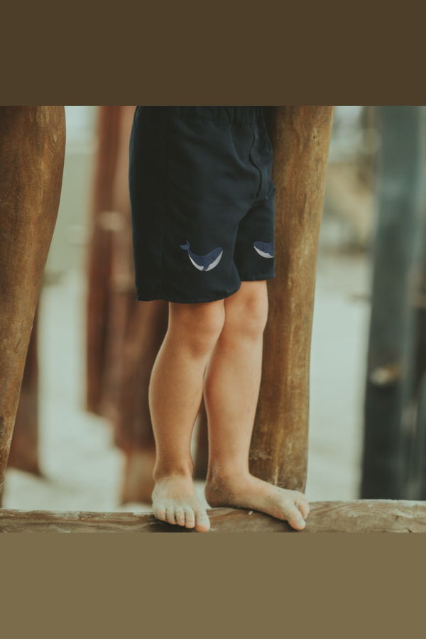 KIDS Donsje Seba Swim Shorts - Navy