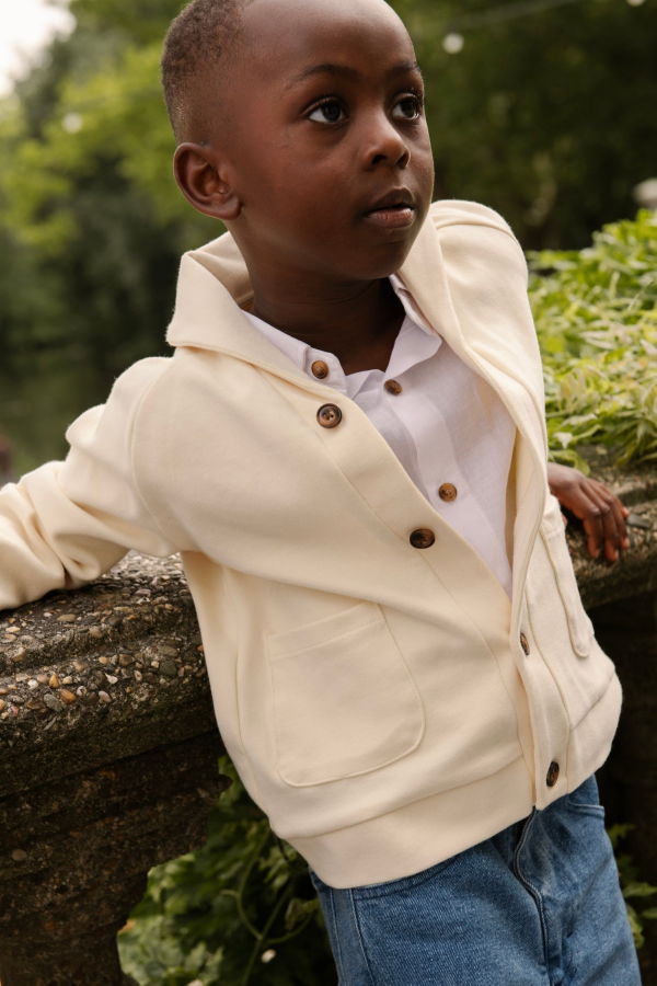 KIDS Donsje Skief Cardigan - Warm Macaroon