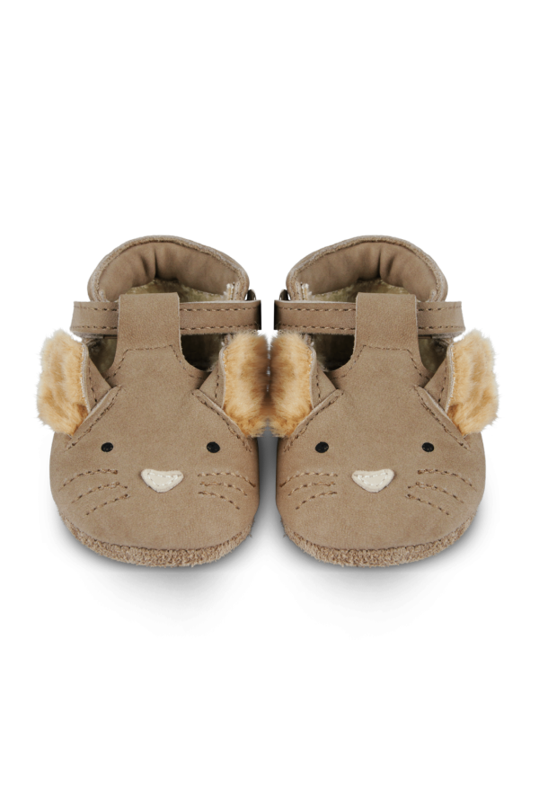 KIDS Donsje Spark Exclusive Lining Squirrel Baby Shoes - Truffle Nubuck