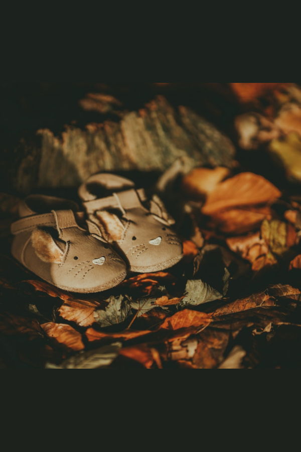 KIDS Donsje Spark Exclusive Lining Squirrel Baby Shoes - Truffle Nubuck