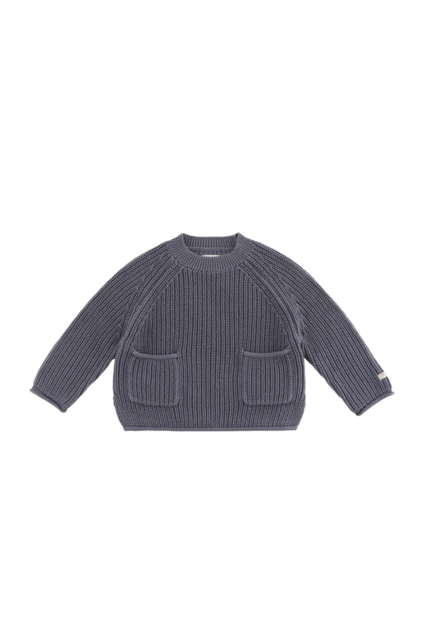 KIDS Donsje Stella Sweater - Steel Blue