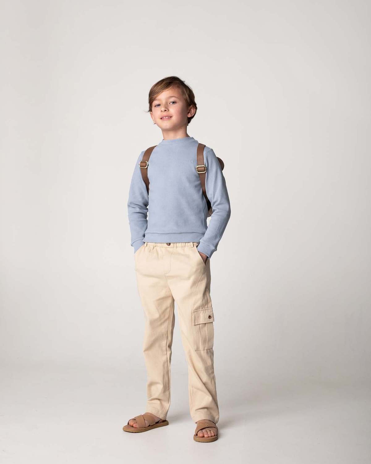 KIDS Donsje Theoule Trousers - Sand - Image 3 of 8