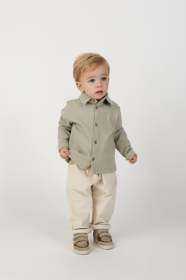 KIDS Donsje Touten Shirt - Light Olive