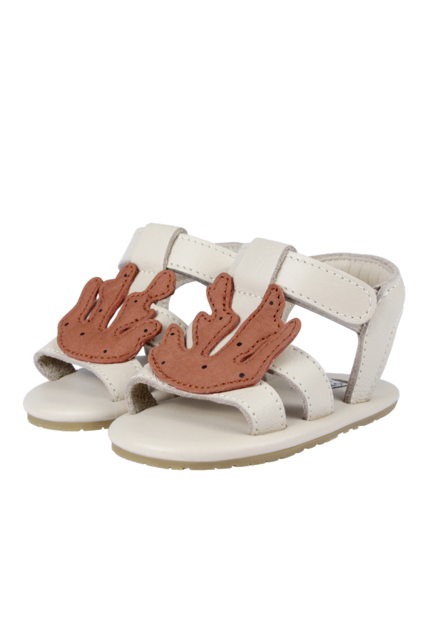 KIDS Donsje Ushy Sandals Coral Sandals - Walnut Nubuck