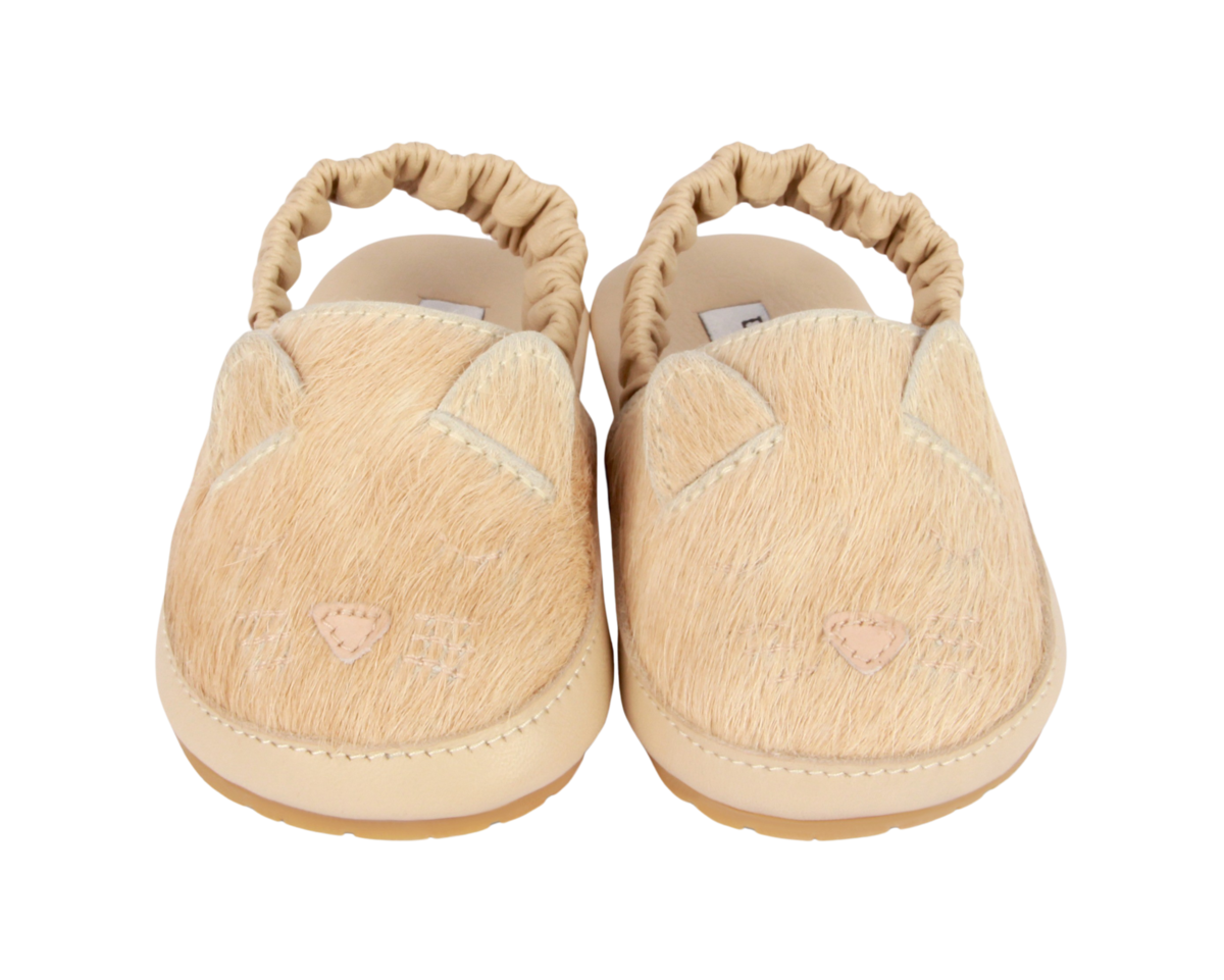KIDS Donsje Vallie Sandals Cat Sandals - Cream Cow Hair - Image 3 of 6