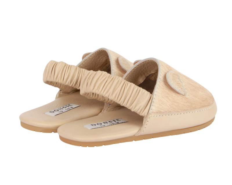 KIDS Donsje Vallie Sandals Cat Sandals - Cream Cow Hair