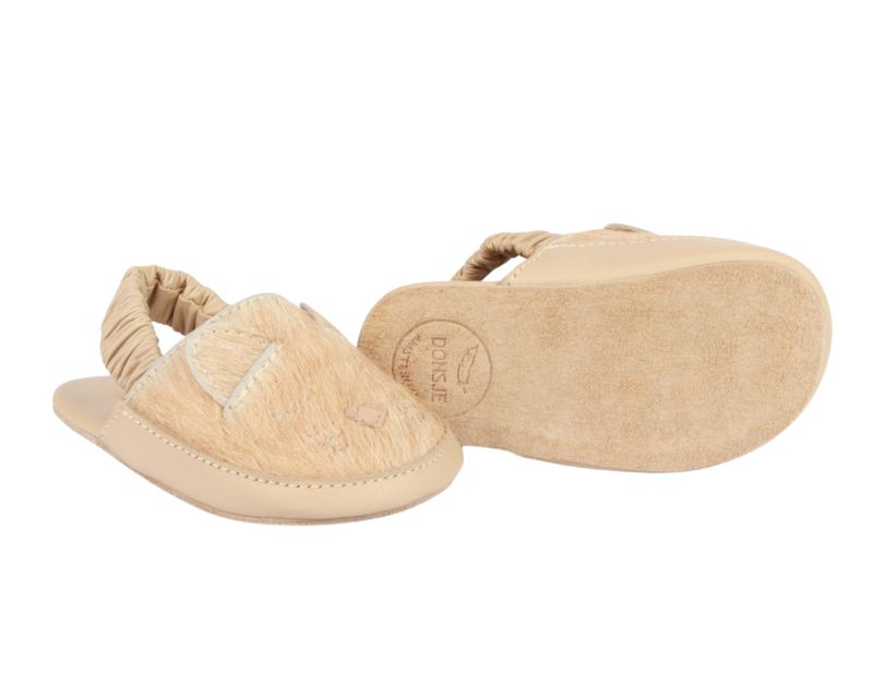 KIDS Donsje Vallie Sandals Cat Sandals - Cream Cow Hair