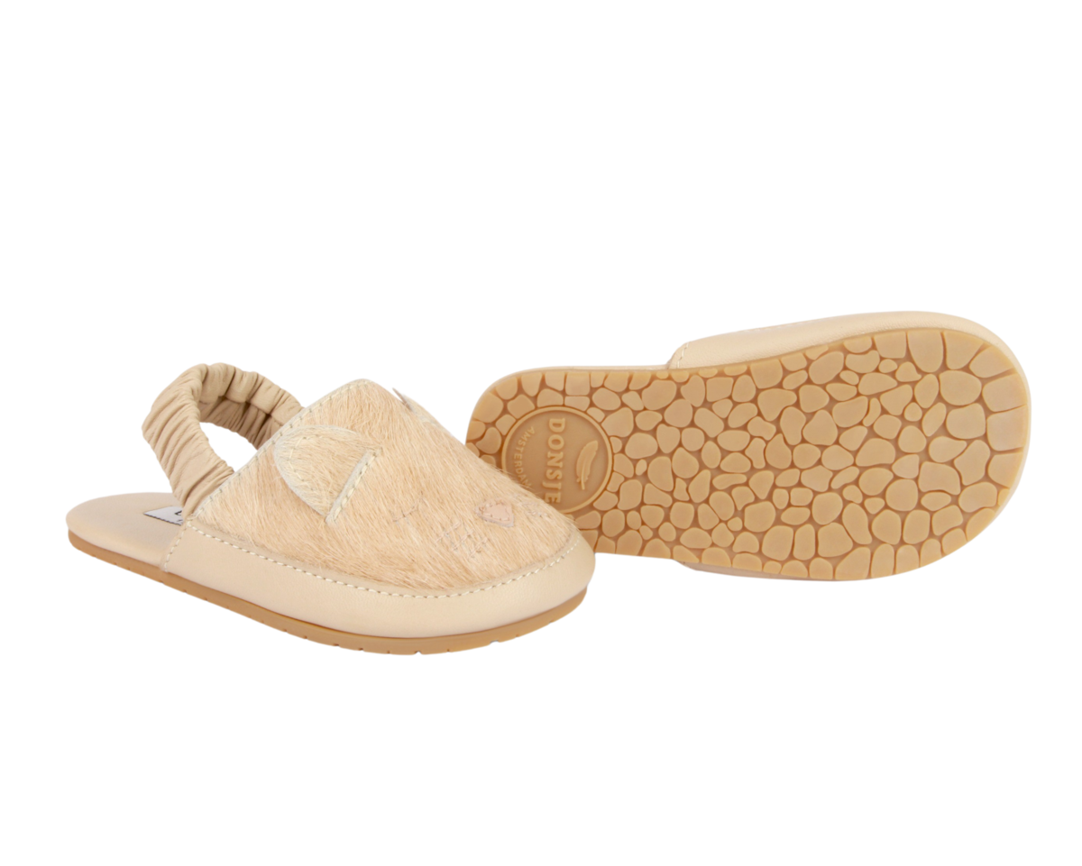 KIDS Donsje Vallie Sandals Cat Sandals - Cream Cow Hair - Image 6 of 6