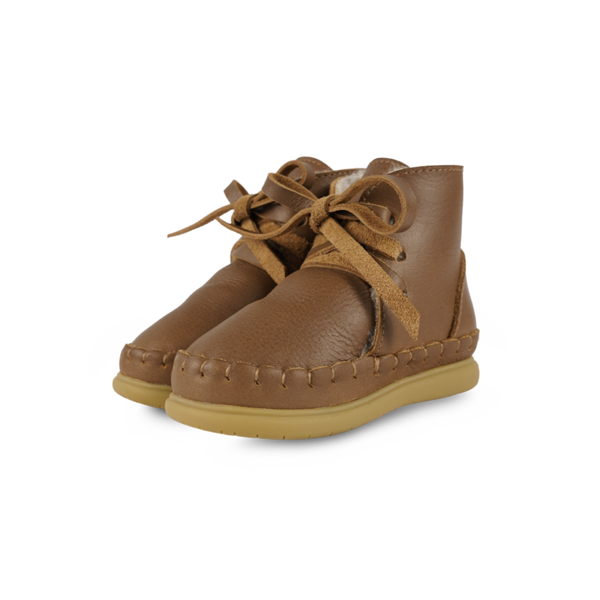 KIDS Donsje Wisi Classic Shoes - Cognac Classic Leather - Image 1 of 5