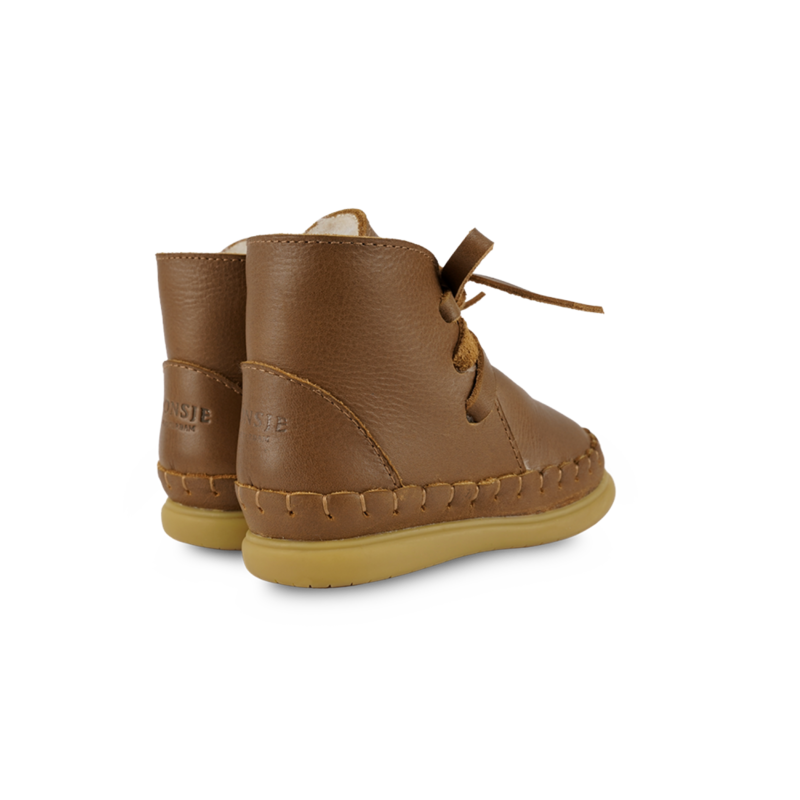 KIDS Donsje Wisi Classic Shoes - Cognac Classic Leather
