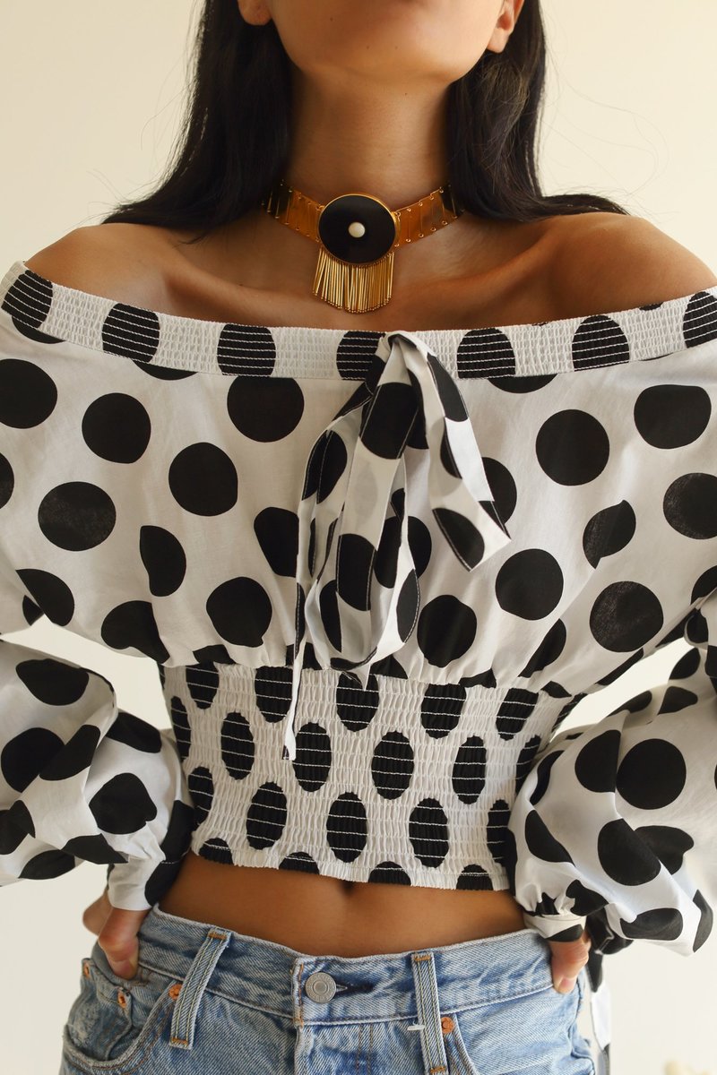 NIKA TANG Jennifer Top - Polka