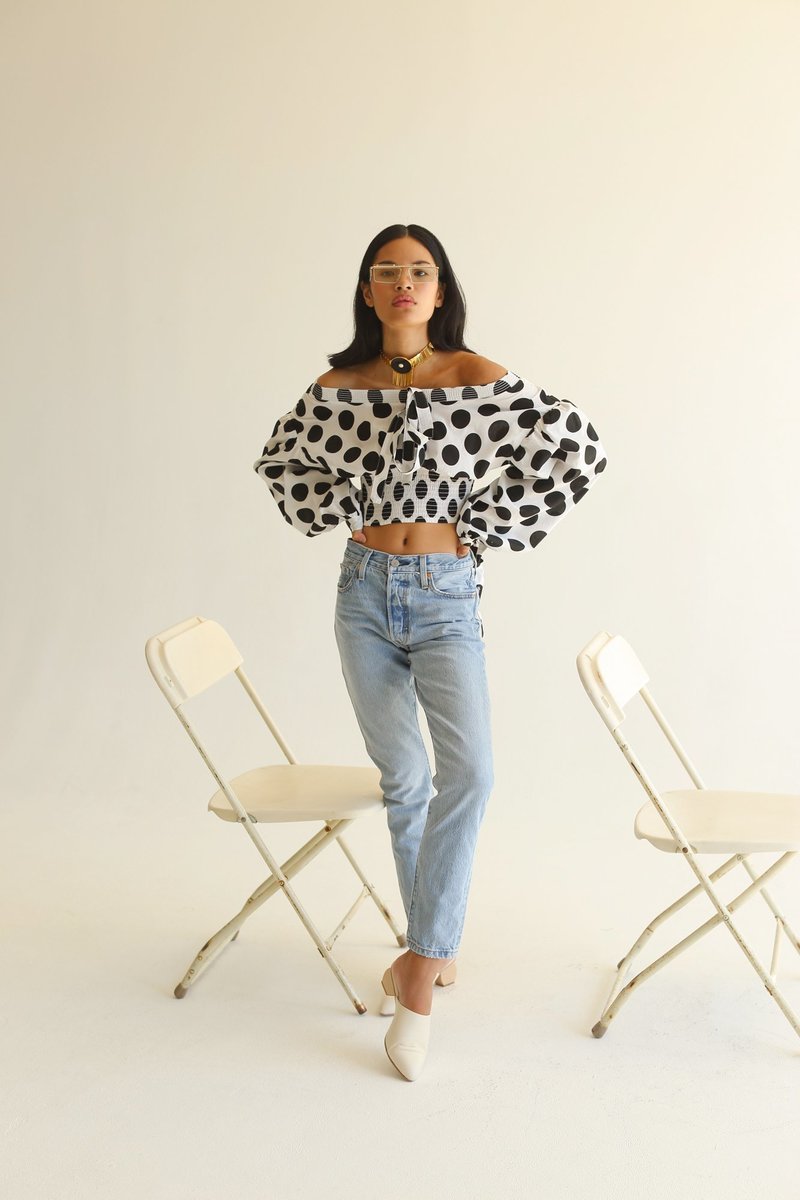 NIKA TANG Jennifer Top - Polka