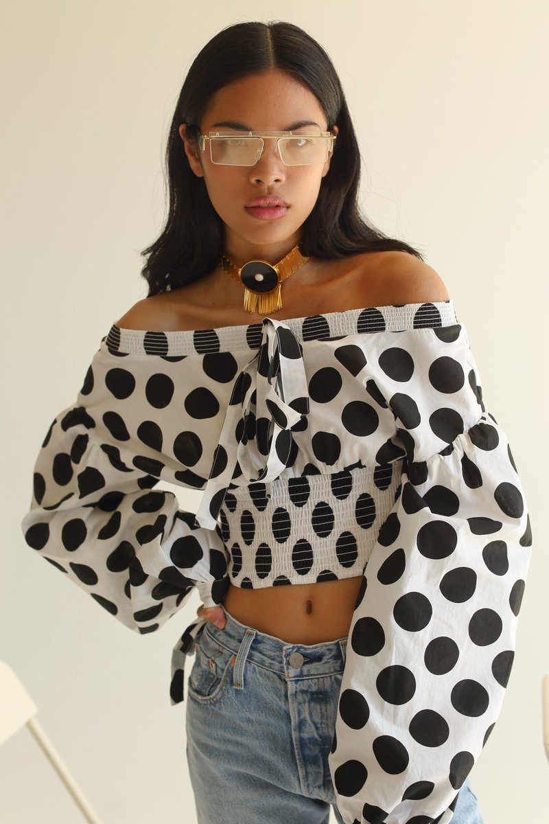 NIKA TANG Jennifer Top - Polka