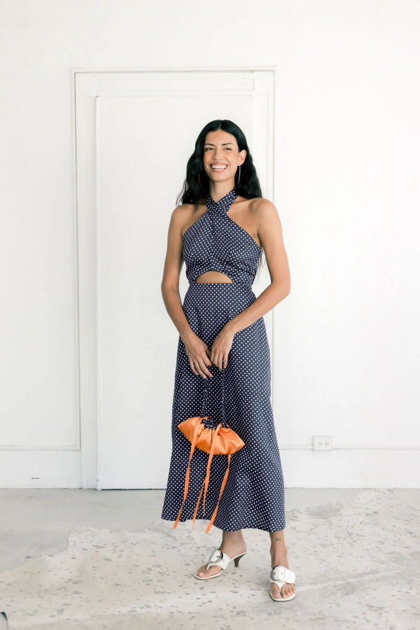 A Bronze Age Naya Dress - Navy