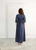 A Bronze Age Verona Dress - Navy - Thumbnail 3