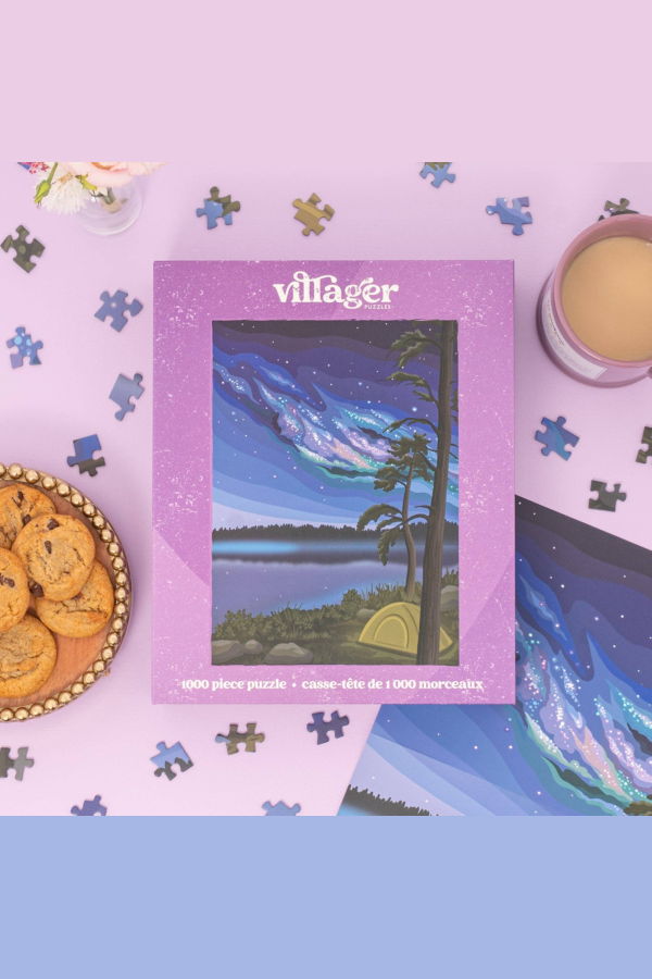 VILLAGER PUZZLES Camping du Nord 1000 Piece Puzzle