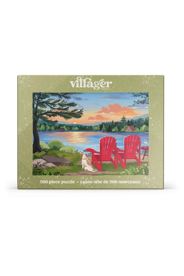 VILLAGER PUZZLES Chalet La Campagne 500-Piece Puzzle